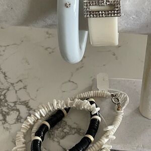 White and Black Bracelets five